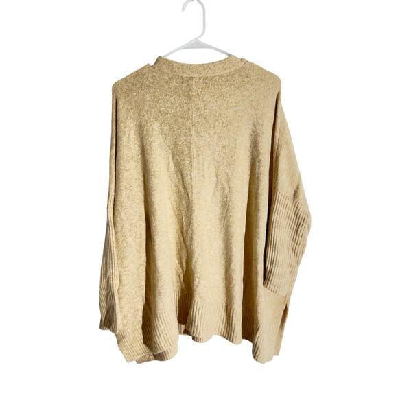 Calvin Klein Beige Cable Knit Oversized Sweater – Women’s Large - Picture 2 of 4